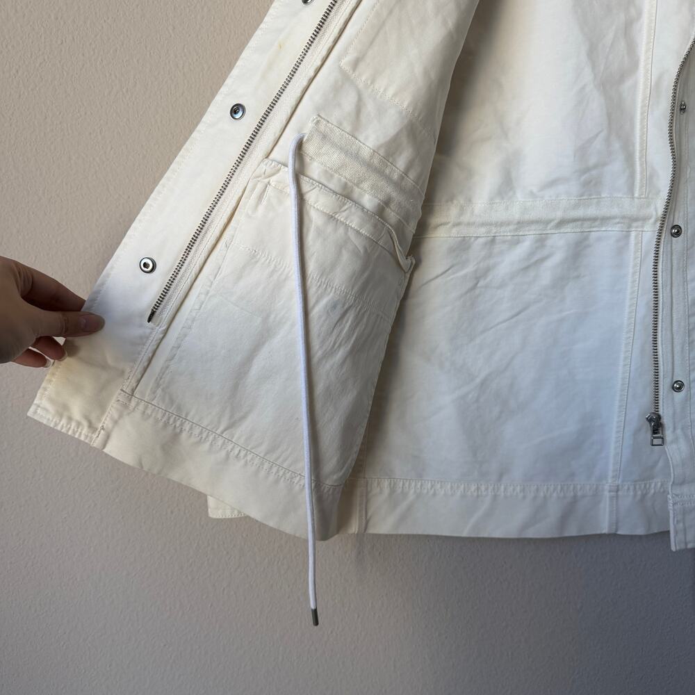 Everlane Organic Cotton Utility Cargo Field Jacket in Peyote Size XS - Picture 3 of 5